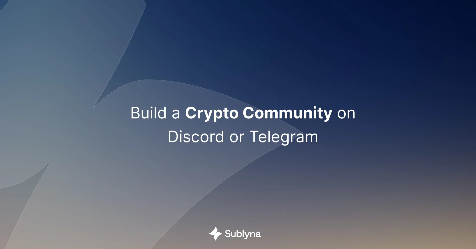 Illustrazione della costruzione di una community crypto