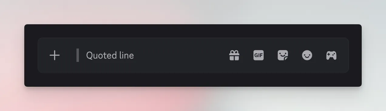 Discord Text Formatting Blockquote