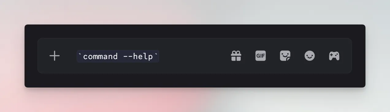 Discord Text Formatting Inline Code