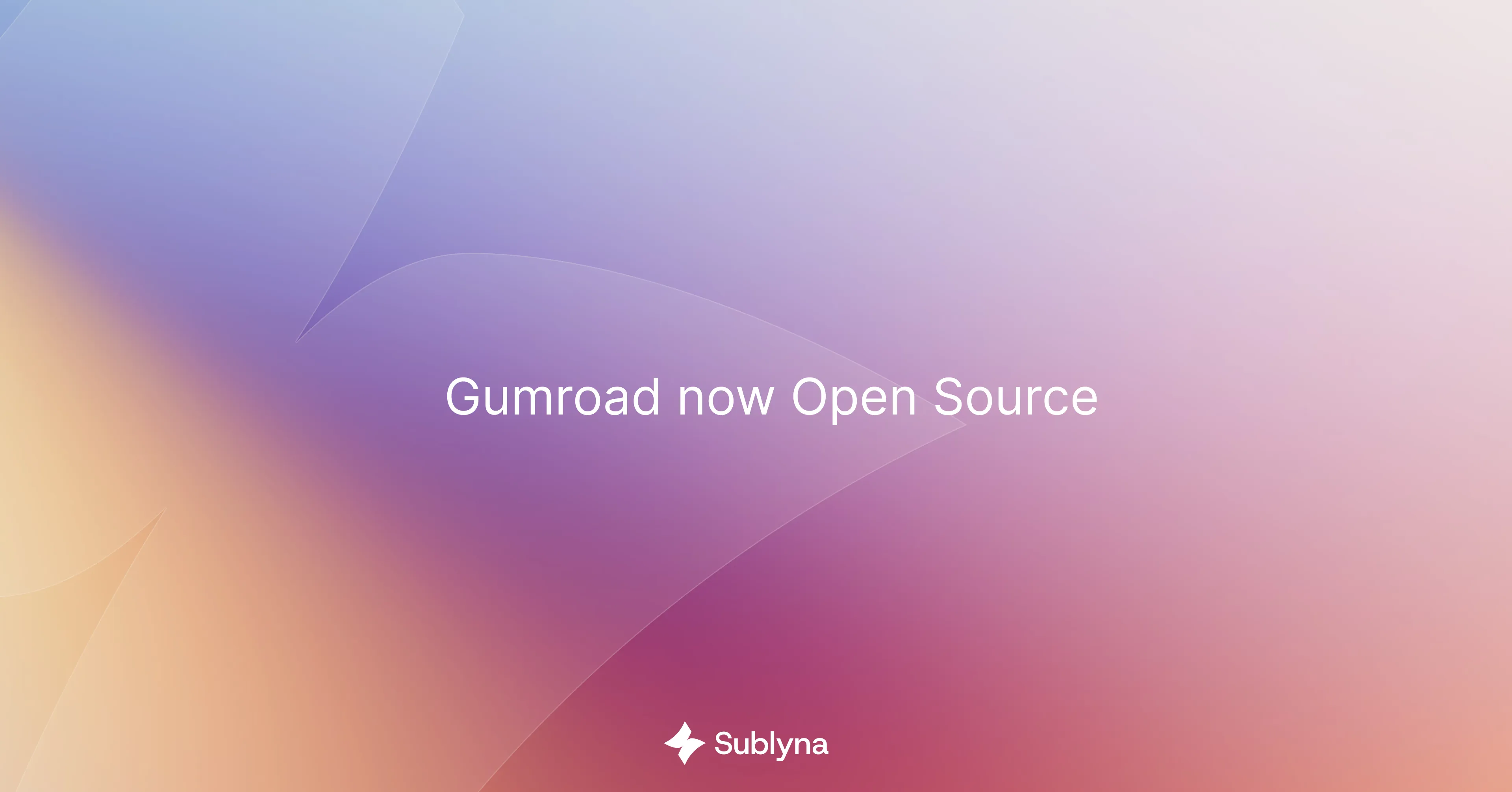 Anúncio Gumroad Open Source