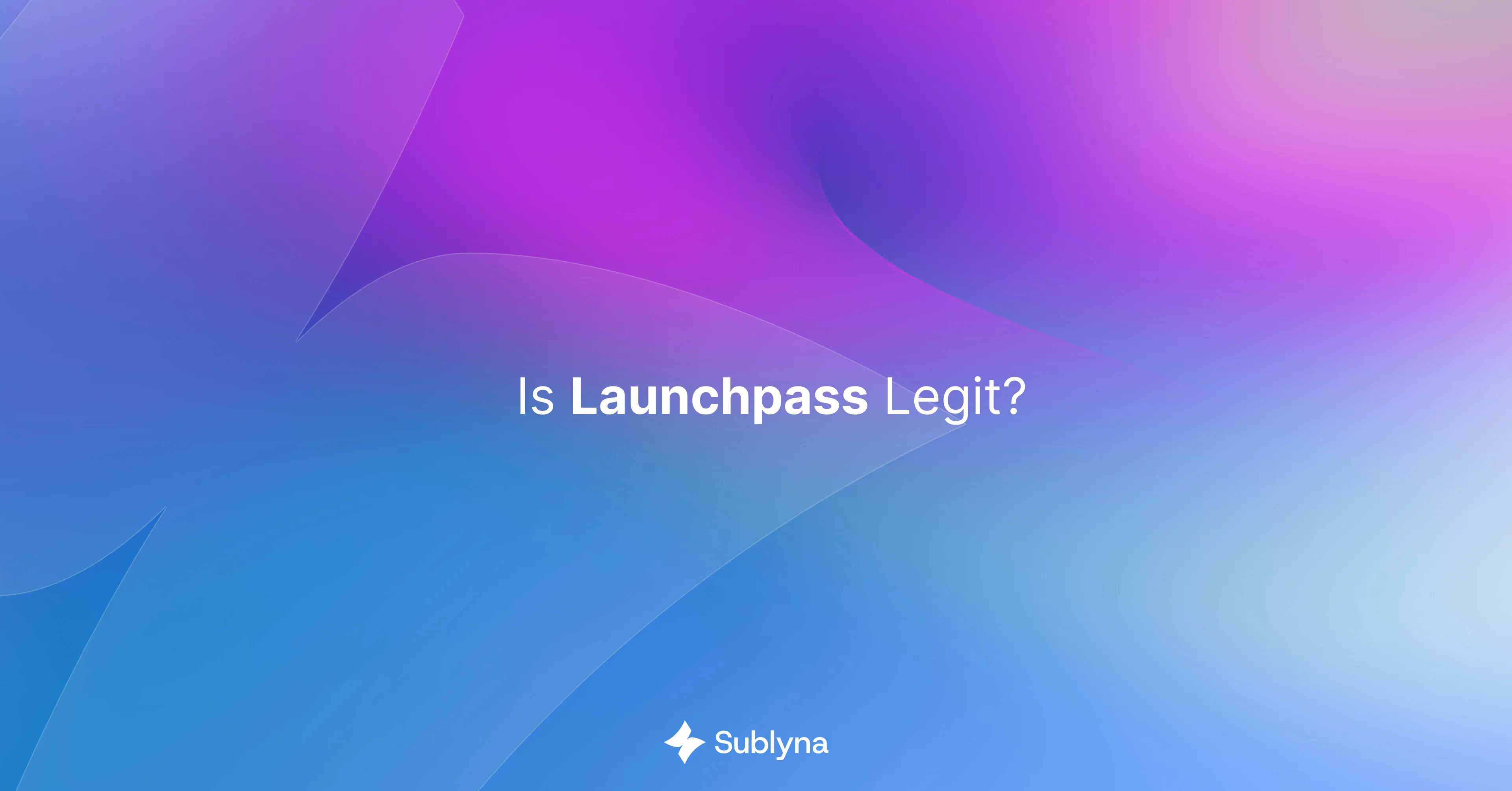 Interfaccia della piattaforma LaunchPass