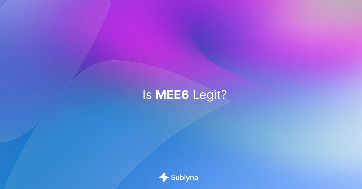 MEE6 Discord Bot Interface